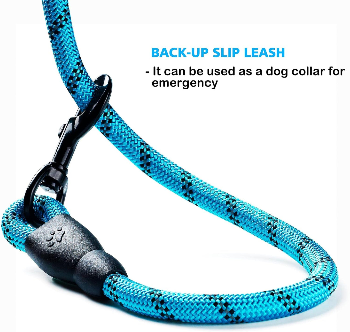 5 FT Heavy Duty Dog Leash with Comfortable Padded Handle Reflective Dog leashes for Medium Large Dogs
