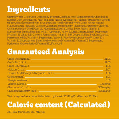 Pedigree Adult Small Dog Dry Dog Food, Roasted Chicken and Vegetable Flavor, 14 lb. Bag