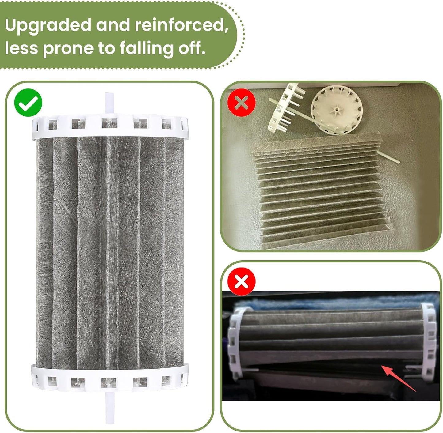 Aquarium Filter Compatible with Marineland Penguin 150/150B Power Filters,Bio-Wheel Assembly PRBW150B,Replacement Fish Tank Filter Parts,2 Pack