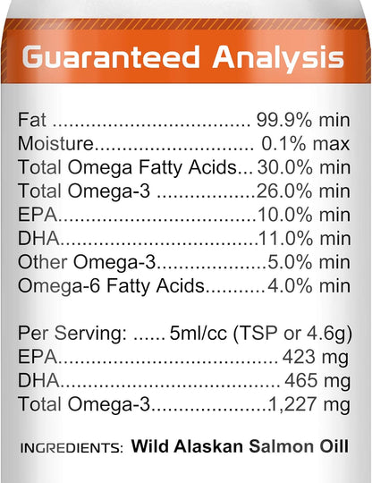 StrellaLab Salmon Oil 96 Oz Bundle – Wild Alaskan Omega 3 for Dogs & Cats – Skin, Coat, Itch & Shedding Relief – EPA & DHA Fish Oil Supplement – Hip, Joint, Heart & Immune Support – Made in USA
