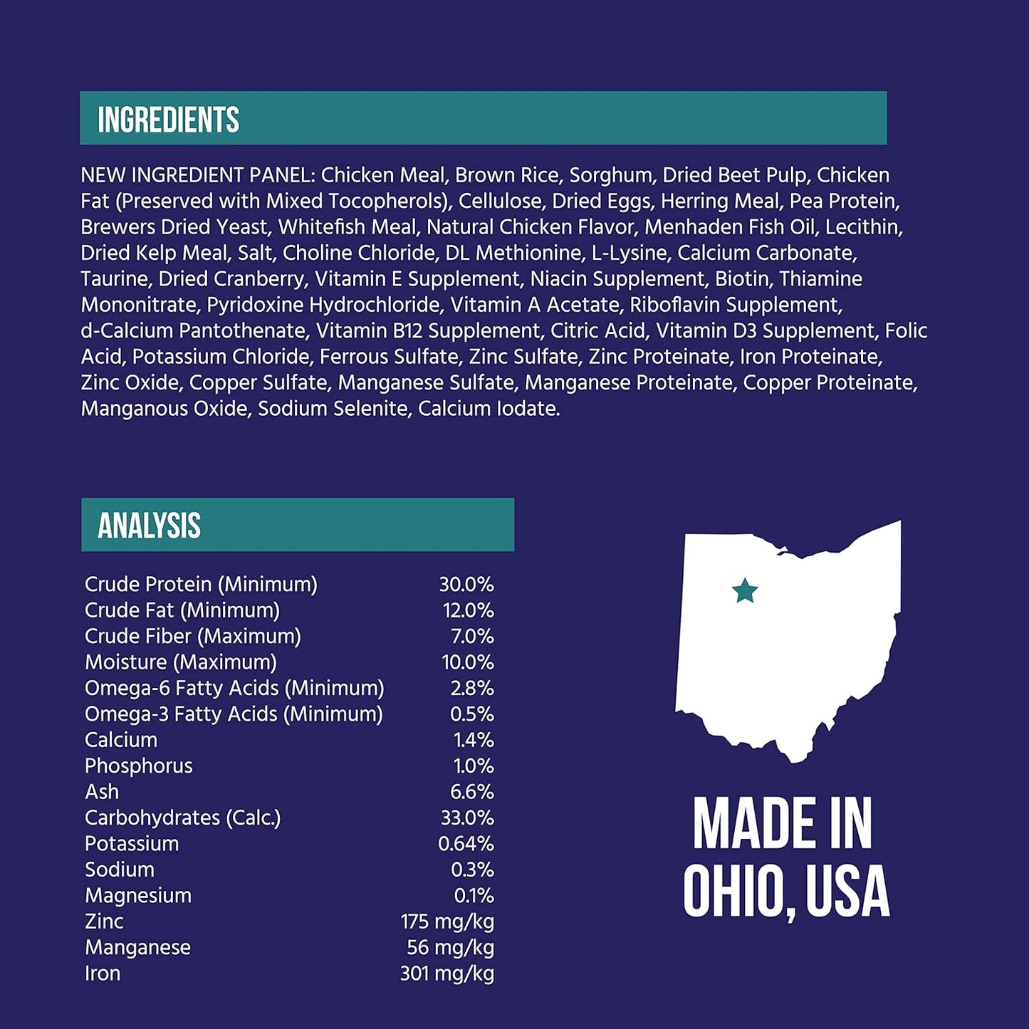 Best Breed Cat Diet Made in USA [Natural Dry Cat Food for All Ages] - 4lbs.