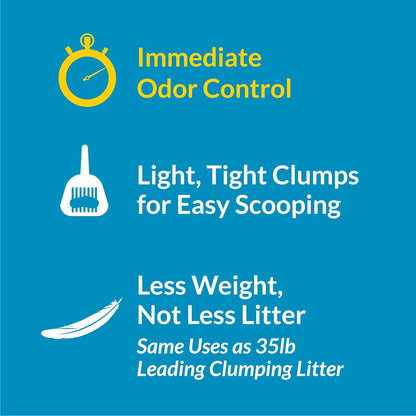 Purina Tidy Cats Light Weight, Low Dust, Clumping Cat Litter, LightWeight Instant Action Multi Cat Litter - 6 lb. Jug