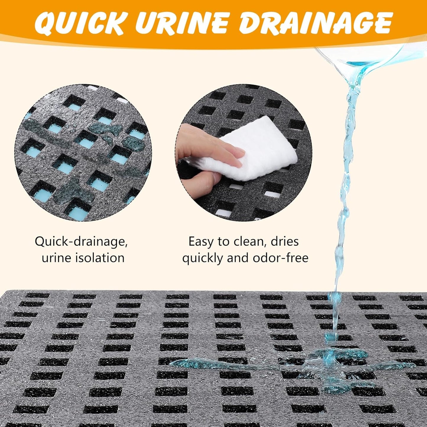 Dog Grass Pad with Tray,35x23in Dogs Potty Tray with 2-Pack Replacement Artificial Grass,Dog Litter Box for Pet Training,Indoor Portable Pottys Pet Toilet