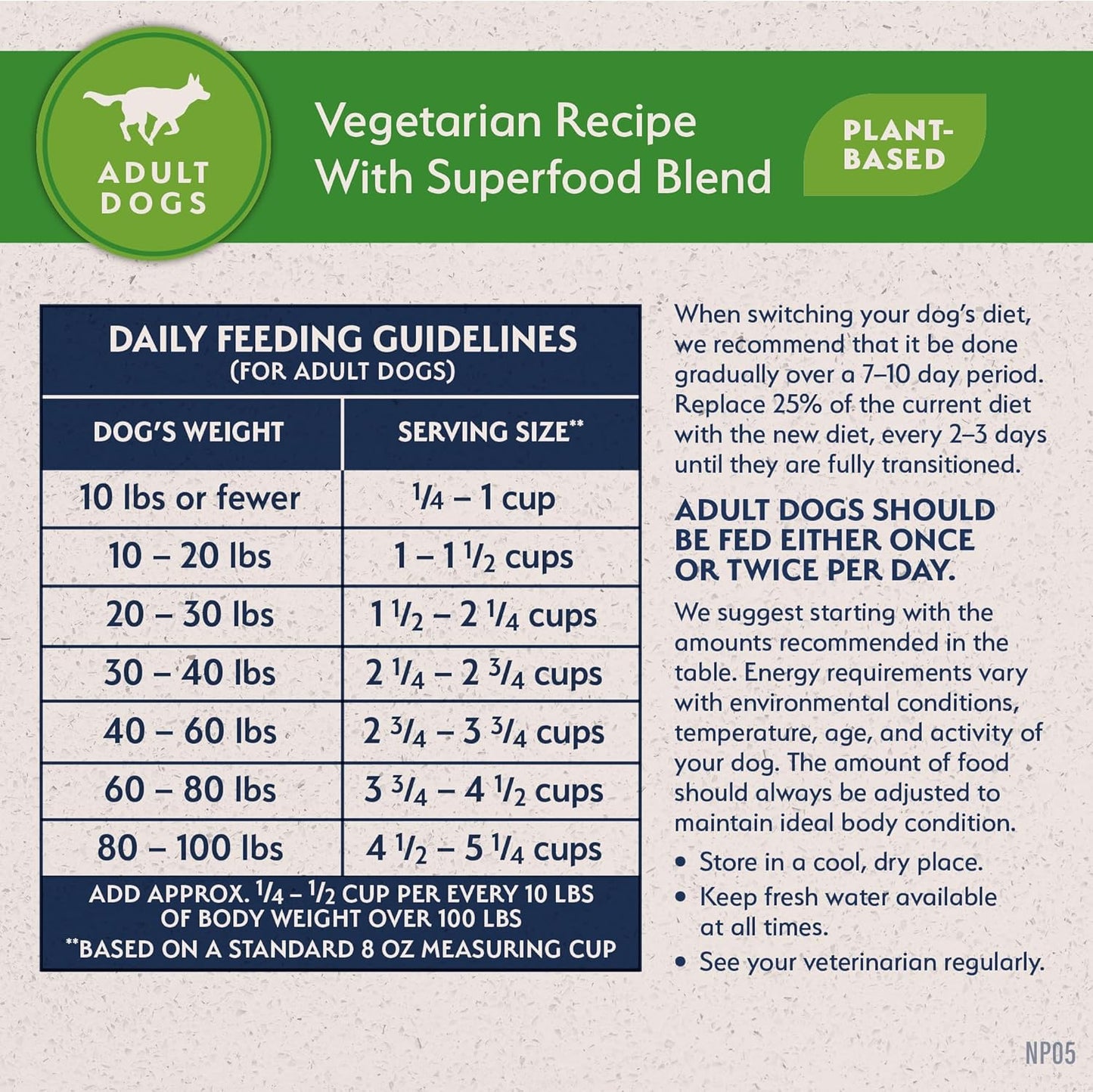 Natural Balance Limited Ingredient Adult Dry Dog Food with Vegan Plant Based Protein and Healthy Grains, Vegetarian Recipe, 24 Pound (Pack of 1)