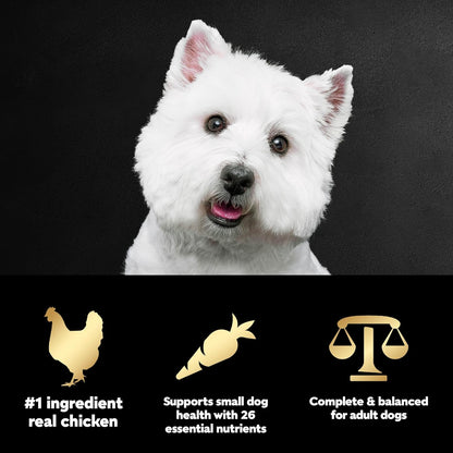 Cesar Small Breed Dry Dog Food Rotisserie Chicken Flavor and Spring Vegetables Garnish, 12 lb. Bag