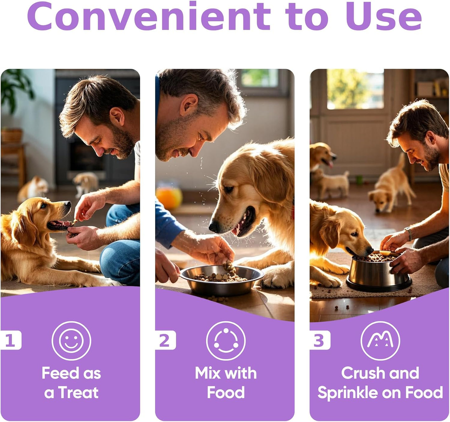 Fish Oil for Dogs, Vet-Formulated, US-Formulas Oral Natural Omega 3 & 6 Treatment Supplements – EPA & DHA Fatty Acids for Itchy Skin, Shedding & Allergy Relief – 180 Chicken Soft Chews