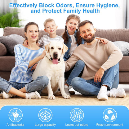 Cat Litter Refill Bags, Diaper Refills With 9 Pack Refill, Toughness Compatible and Excellent Sealing With all Cat Refill Bags and Diaper Refills