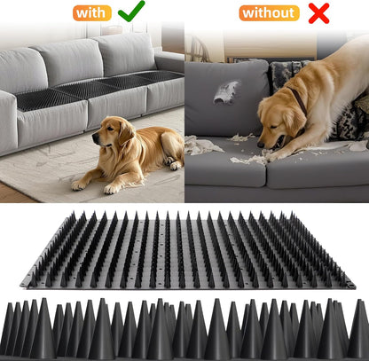 5 Pack Scat Mats for Dogs – Heavy Duty Solid PP Pet Deterrent Mats to Keep Dogs Off Couch & Furniture – Durable for Indoor & Outdoor Use