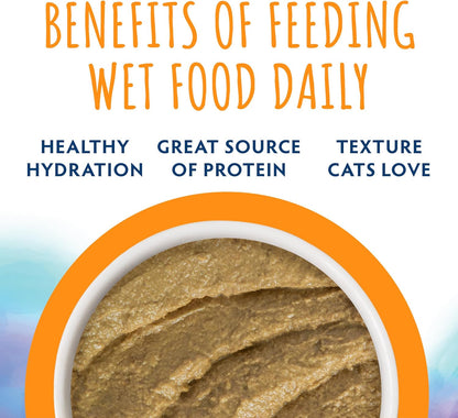 Soulistic Paté, Tuna and Salmon Dinner in a Hydrating Purée, 2.8oz Can, Pack of 12