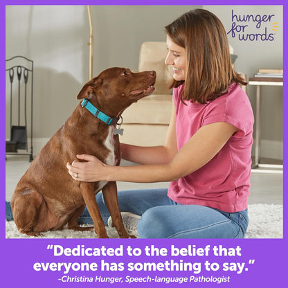Hunger for Words Talking Pet Button Mat - 1 Piece Single, Pet Supplies, Dog Training and Obedience Games