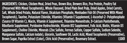 Nutrish Dish Chicken & Brown Rice Recipe with Veggie & Fruit Blend Dry Dog Food, 11.5 lb. Bag, Packaging May Vary (Rachael Ray)