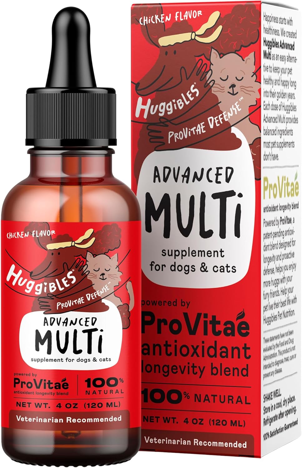 Advanced Multi Liquid Concentrate Vitamin for Dogs & Cats, 4oz