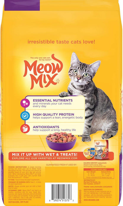 Meow Mix Original Choice Dry Cat Food, 3.15 Pounds (Pack of 2)