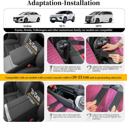 Dog Car Seat for Small Dog Center Console Seat Pet Booster Seat for Car Puppy Car Seat for Small Dogs(Champagne+Khaki)