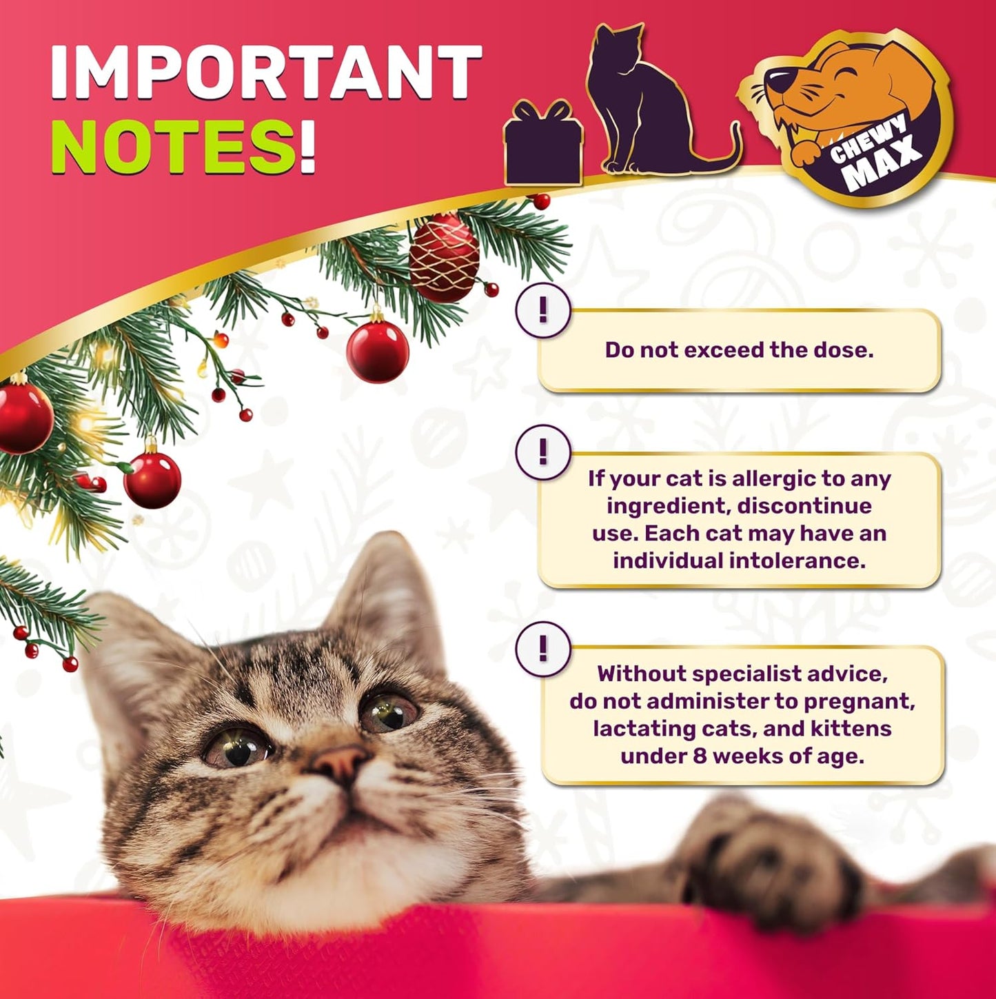 Cat Multivitamin Complex with Turkey Flavor – Natural Cat Antibiotic Liquid Alternative to Help with Allergies, UTIs & Cough – Herbal No Antibiotic Yes Multivitamin for All Breeds – 2 Oz