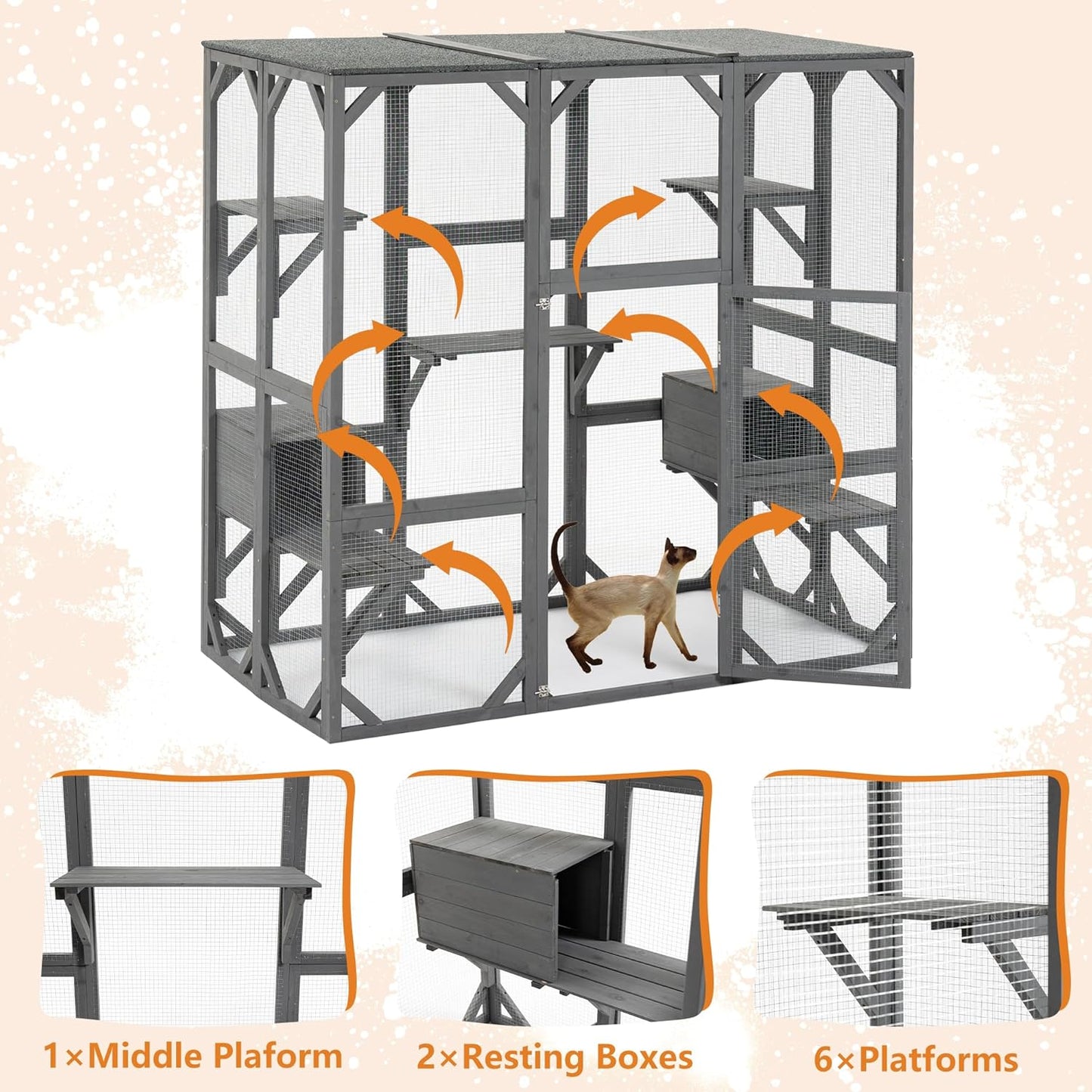 Catio Outdoor Cat Enclosure