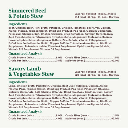 Nutro Natural Choice Cuts in Gravy Wet Dog Food Lamb Beef Variety Pack, 3.5 oz. Trays (12 Count, Pack of 2)