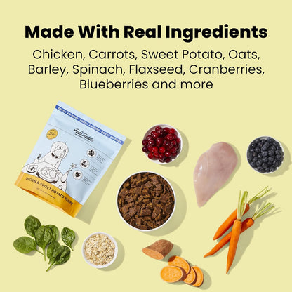 The Pets Table Chicken & Sweet Potato Air Dried Dog Food, 1 lb / 16 oz Bag