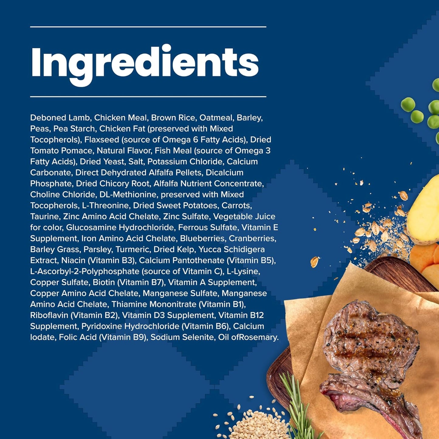 Blue Buffalo Life Protection Formula Adult Dry Dog Food, Helps Build and Maintain Strong Muscles, Made with Natural Ingredients, Lamb & Brown Rice Recipe, 24-lb. Bag