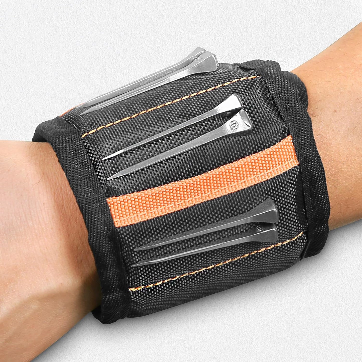 Antidious Magnetic Wrist Magnets for Holding Horseshoe Nails by Adjustable Using a Simple Hook and Loop Closure