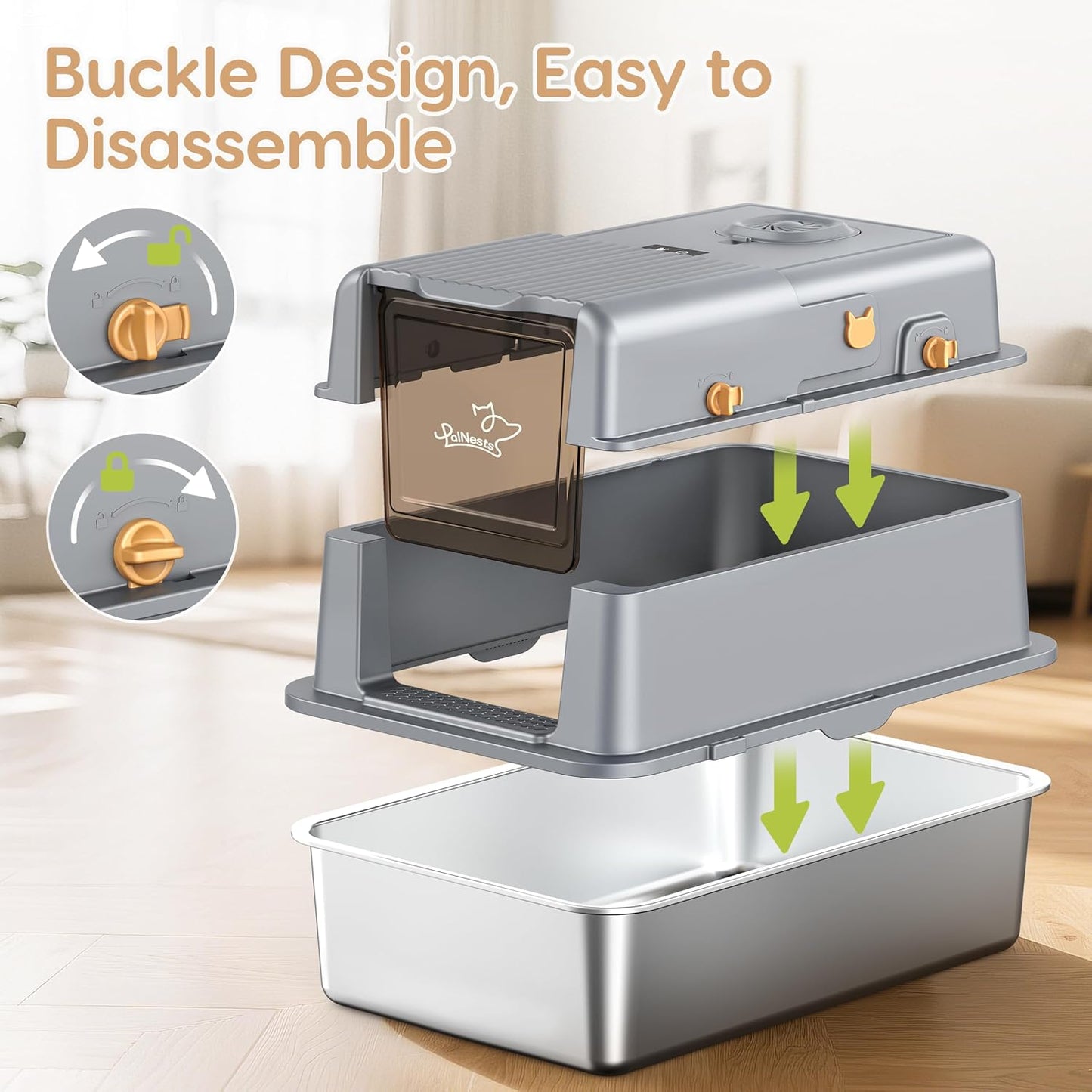 L7 Ultra Litter Box & Cat Litter Deodorizer