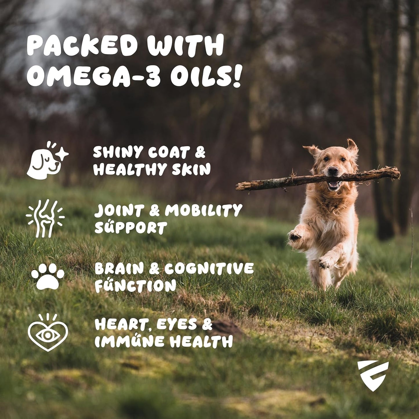 Peppy Pup Omega-3 KD Oil Capsules for Pets, Omega 3 for Dogs and Cats, Fish Oil for Dogs and Cats, Pet Vitamins and Supplements, Pet Fish Oil, Supports Healthy Heart, Dog Coat Defense, 60 Day Supply