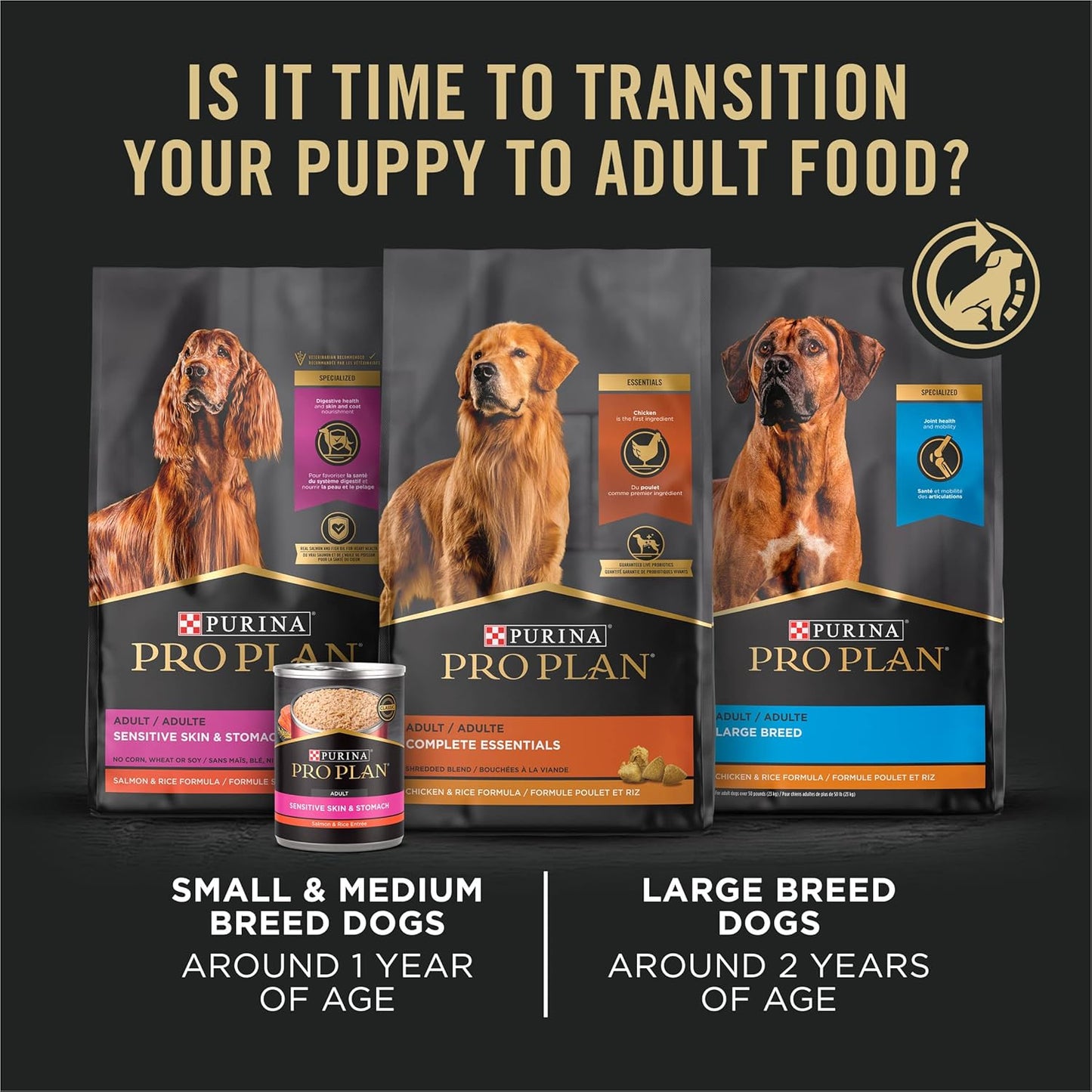 Purina Pro Plan Large Breed Dry Puppy Food, Chicken and Rice Formula - 47 lb. Bag