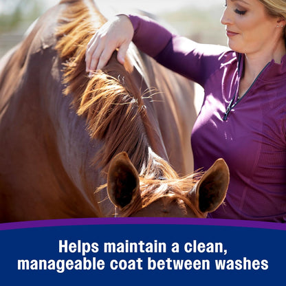 Farnam Vetrolin Shine, High-Luster Coat Polish and Detangler Spray, Ideal for Horses and Dogs, 32 oz.