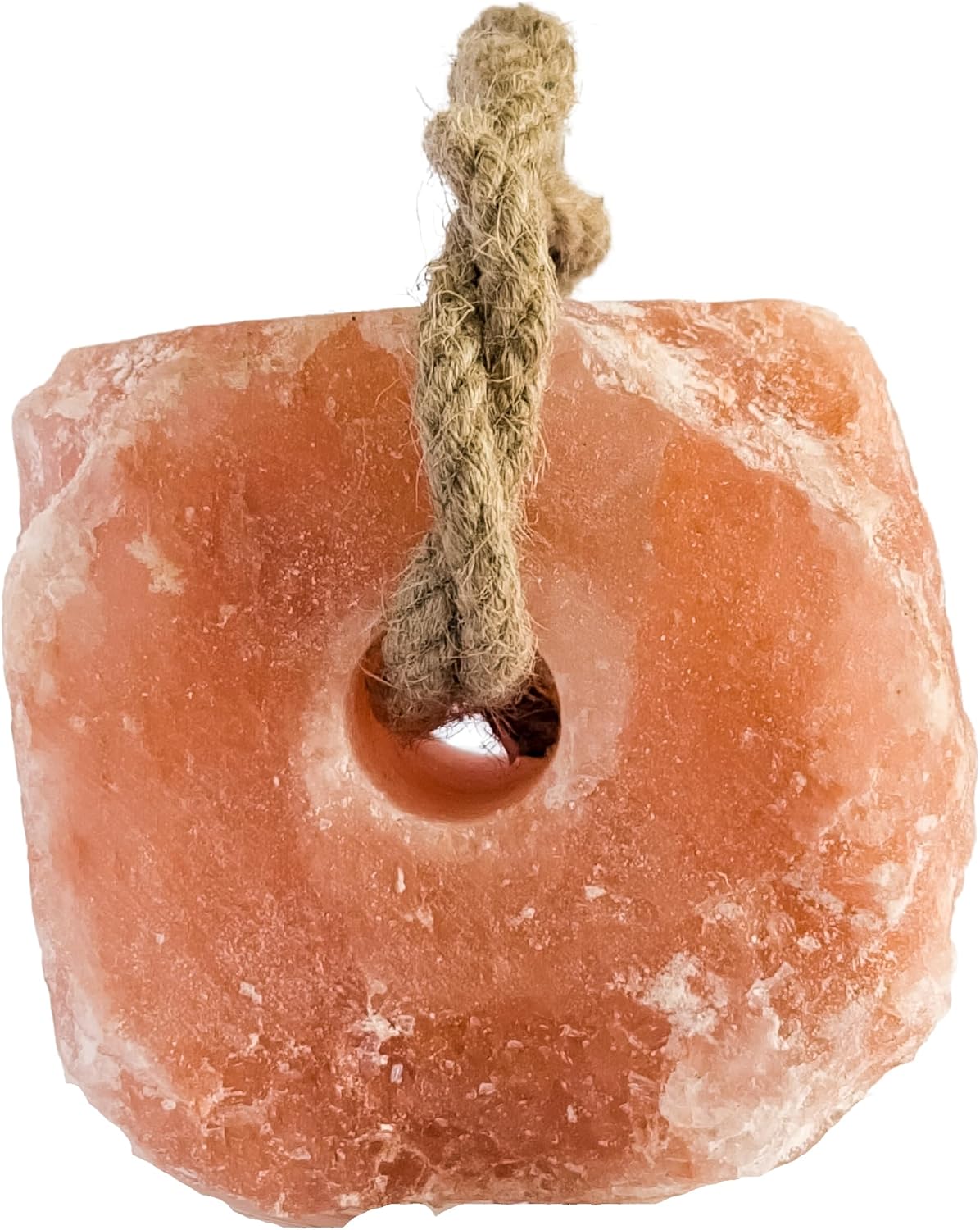 Himalayan Salt Lick On Rope 7.5-8 lb Each (Pack of 4) for Horses, Deer, Goats & Livestock | Natural, Mineral-Rich, Long-Lasting Salt Blocks