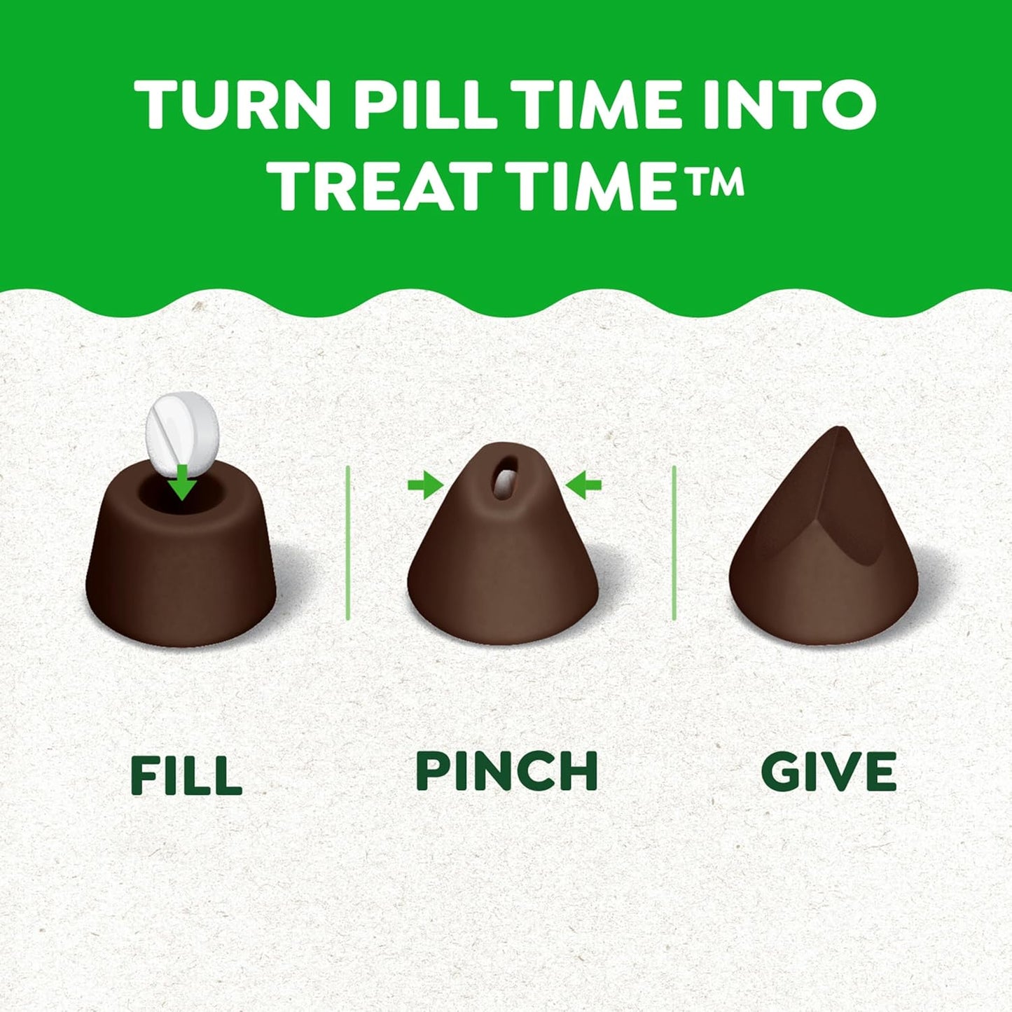 Greenies Pill Pockets for Dogs Small Size, Soft Dog Treats, Hickory Smoke Flavor, 3.2 oz. Pouch (30 Treats)