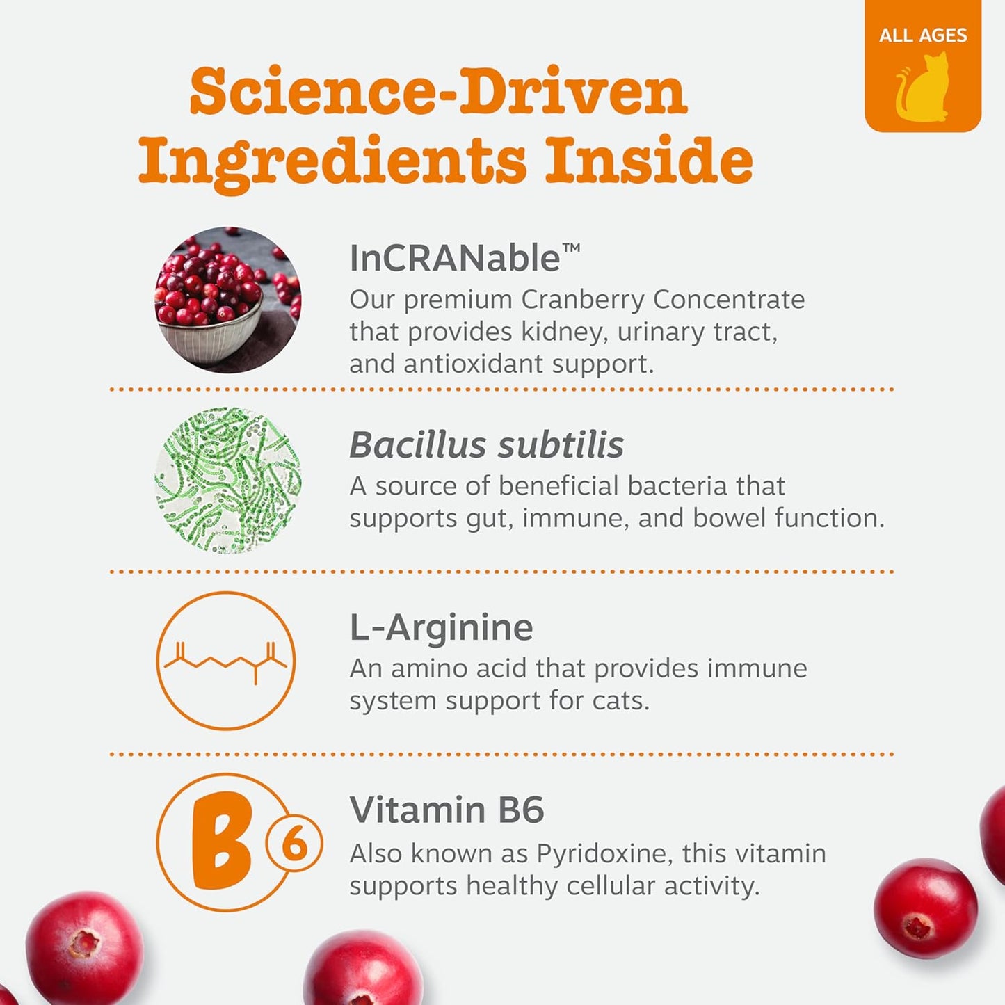 Zesty Paws Urinary Tract Cat Mousse - Kidney Support for Cats with Cranberry & D-Mannose - Healthy Cat Treats - Supports Bladder, Urinary Tract, Immune System & Gut Health - 14 Count