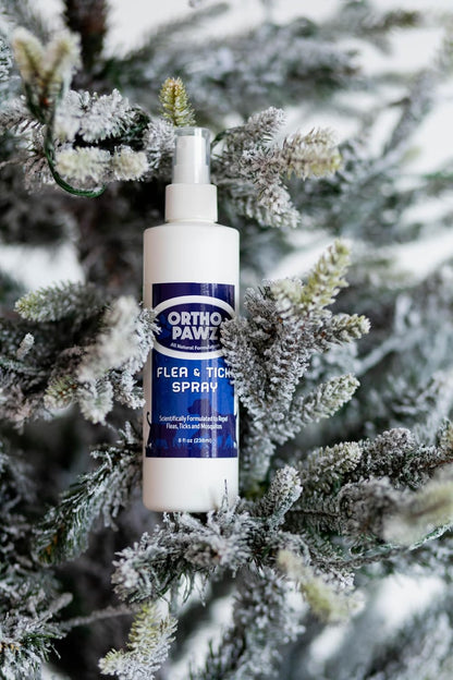 Flea & Tick Spray 8oz – All-Natural Citrus Oil Formula – Safe for Dogs, Cats, Puppies & Kittens – Protects Against Fleas, Ticks, Mosquitoes & Mites – Made in USA