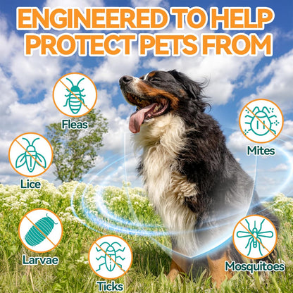 Flea and Tick Prevention for Dog, Natural Oral Flea & Tick Support Drops with Omega-3 for Puppy Pets - Supports Healthy Skin & Coat - Oral Supplement for All Breeds and Ages - Chicken