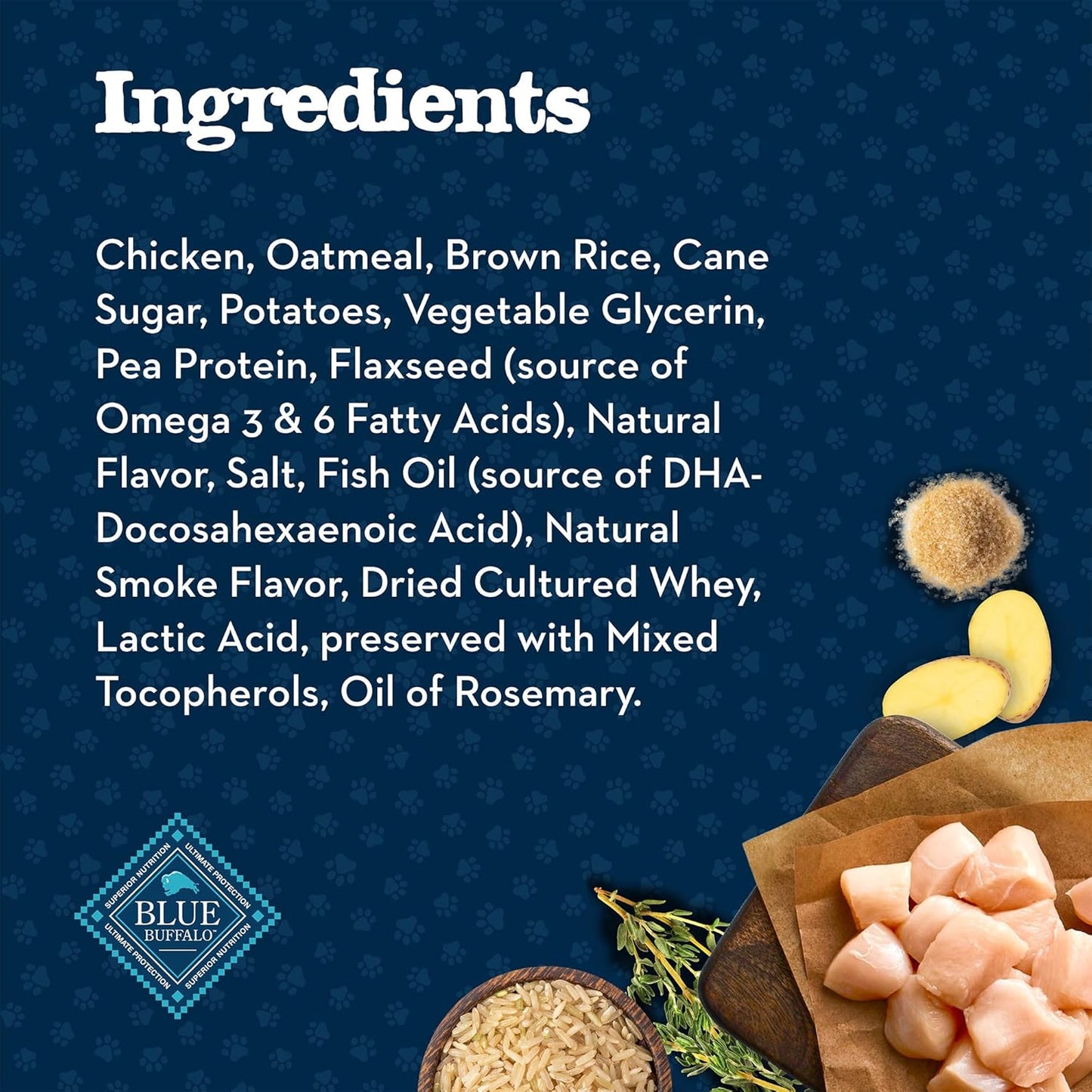 Blue Buffalo Baby Blue Training Treats Natural Puppy Soft Dog Treats, Savory Chicken 4-oz Bag