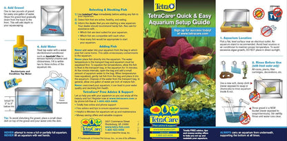 Tetra 55 Gallon Aquarium Kit with Fish Tank, Fish Net, Fish Food, Filter, Heater and Water Conditioners