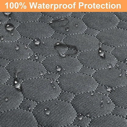 Mancro Dog Car Seat Cover for Back Seat, 2025 Upgraded 600D Heavy Duty Waterproof & Scratch-Resistant Dog Hammock for Car, Back Seat Pet Cover for Dogs with Sedan, Trucks and SUVs, Standard, Grey