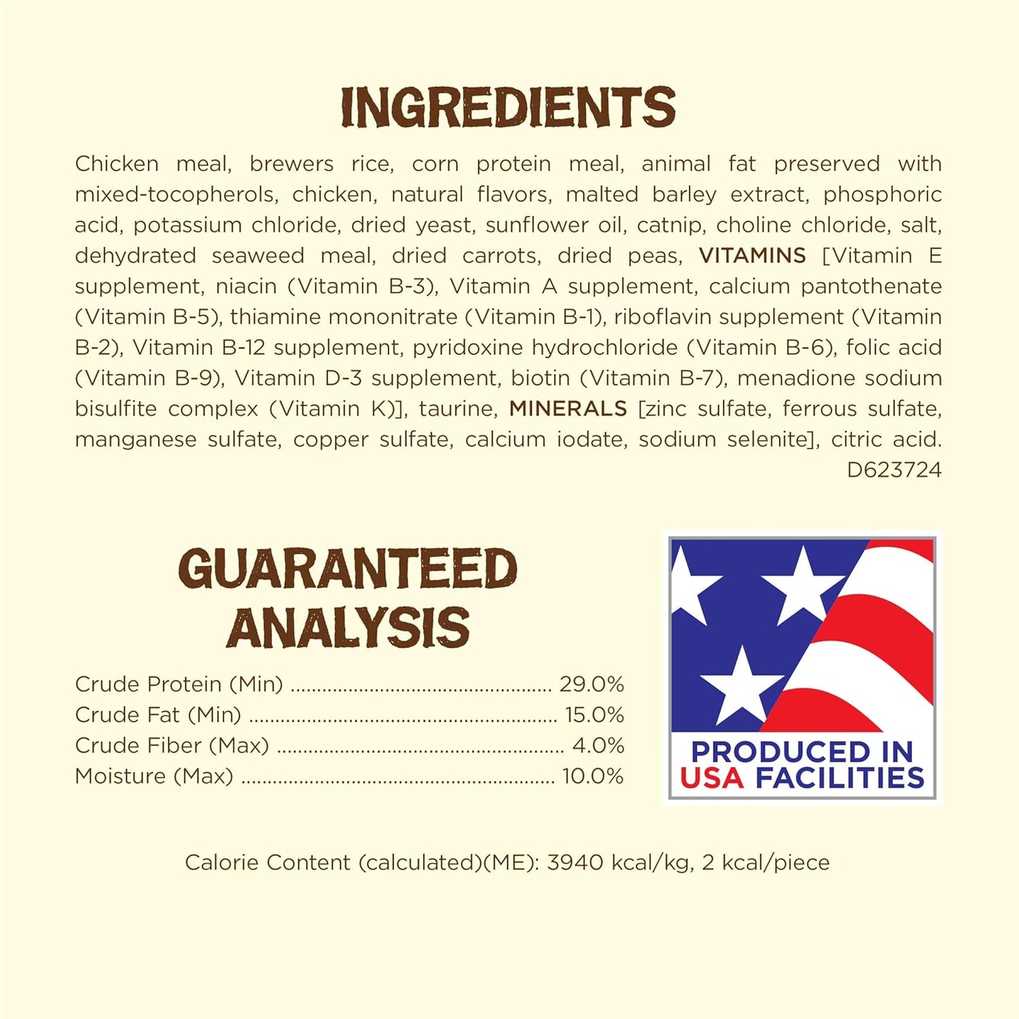 Purina Friskies Made in USA Facilities, Natural Cat Treats, Party Mix Natural Yums Catnip Flavor - 20 Ounce (Pack of 1)