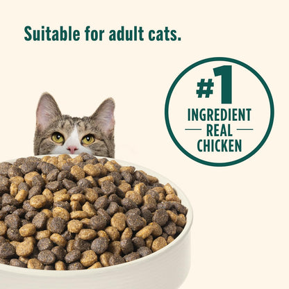 Nutrish Indoor Complete Premium Natural Dry Cat Food, Chicken with Lentils & Salmon Recipe, 14 Pounds (Packaging May Vary)