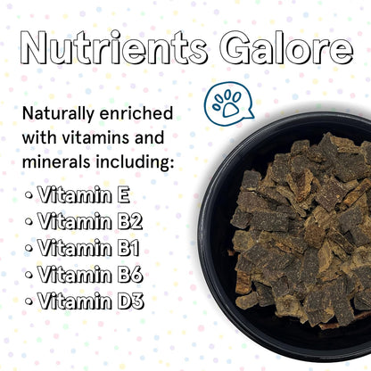 TRMC Mixed Meat E-I-E-I-O Air Dried Dog Food w/Real Beef, Lamb, Turkey, Chiken & Venison (Free from Fish) - 2lbs of Grain-Free, High-Protein, Real Meat Dog Food for Dogs of Any Age & Size