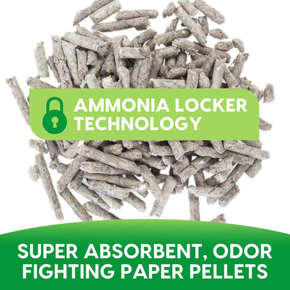 Fresh News Recycled Paper, Original Pellet Cat Litter, 25 Pound,Packaging May Vary