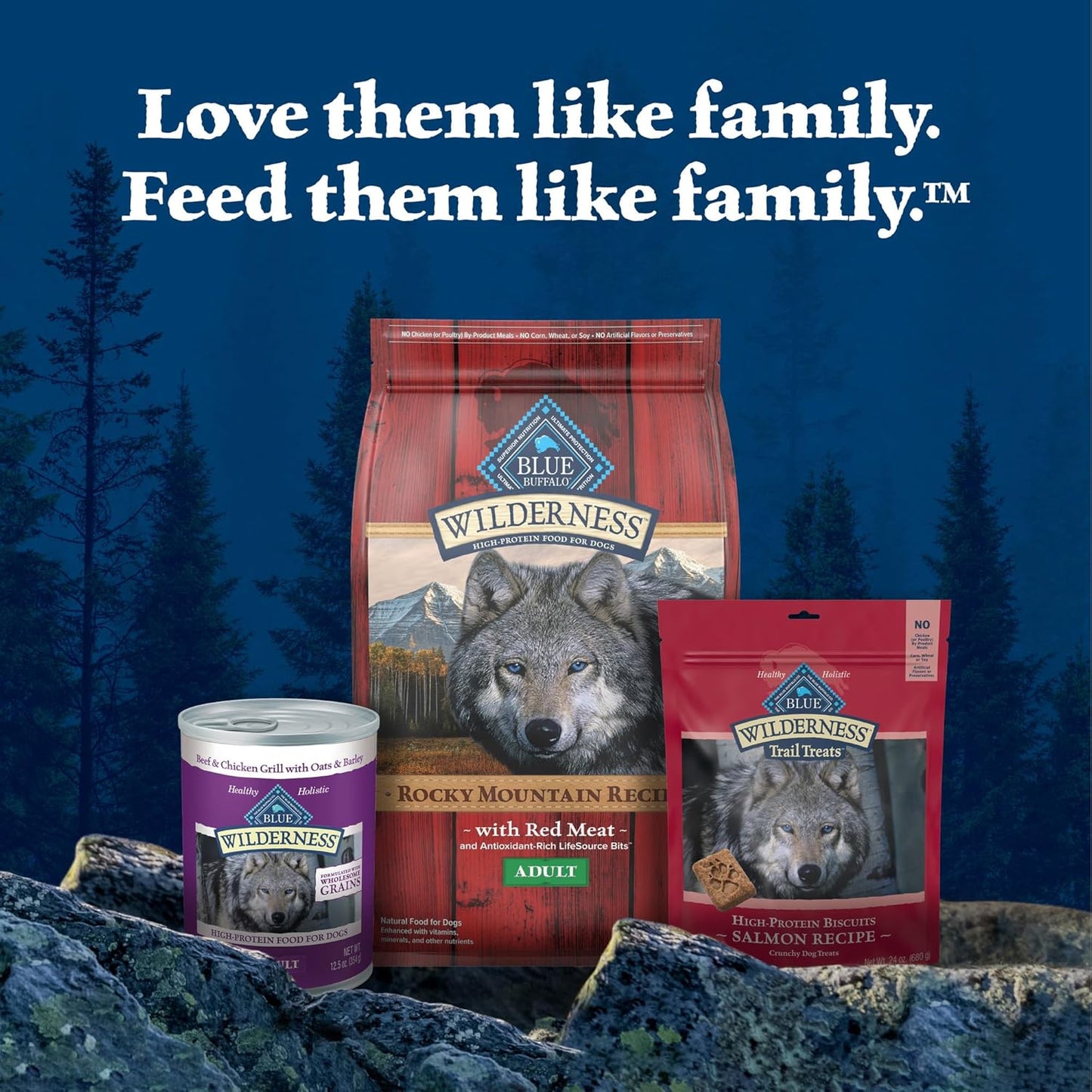 Blue Buffalo Wilderness Trail Toppers Wild Cuts Wet Dog Food Variety Pack, High-Protein & Grain-Free, Made with Natural Ingredients, Chicken and Beef Flavors, 3-oz Pouches, (12 Count, 6 of Each)