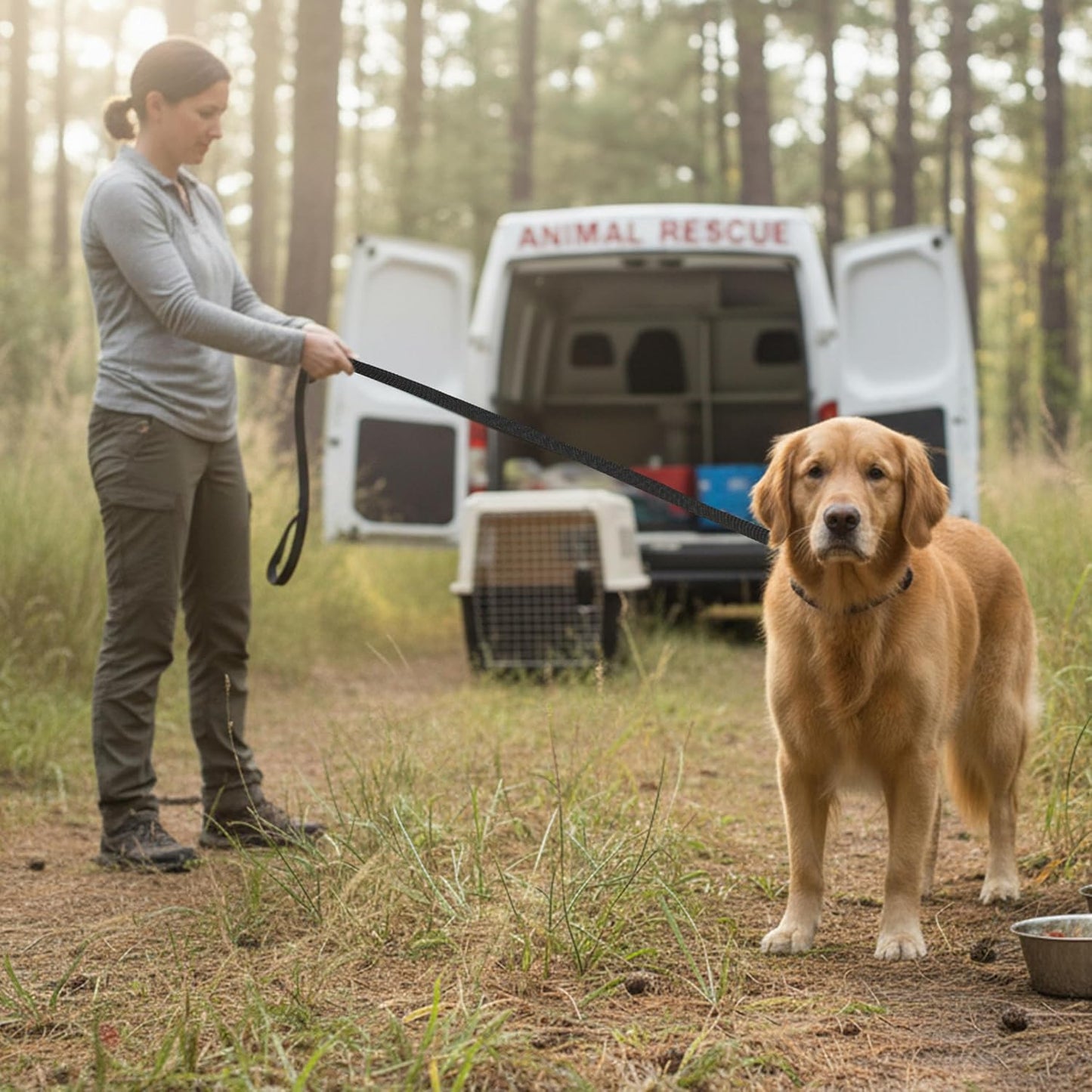 Slip Lead Dog Leash, 12 Pack 6 FT Short Leash with O-Ring for Small, Medium & Large Dogs, Pet Leads Leashes Bulk for Walking, Training, Rescues, Grooming, Shelter, Running Outdoor