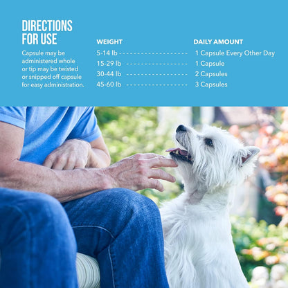 Free Form Snip Tips Omega-3 Fish Oil Liquid Supplement for Small Dogs and Cats, 60 Count