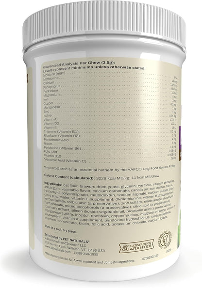 Pet Naturals Daily Multivitamin for Dogs, Veggie Flavor, 150 Chews - Yummy Chews with Amino Acids, and Antioxidants - Supports Energy, Metabolic Function and Pet Wellness