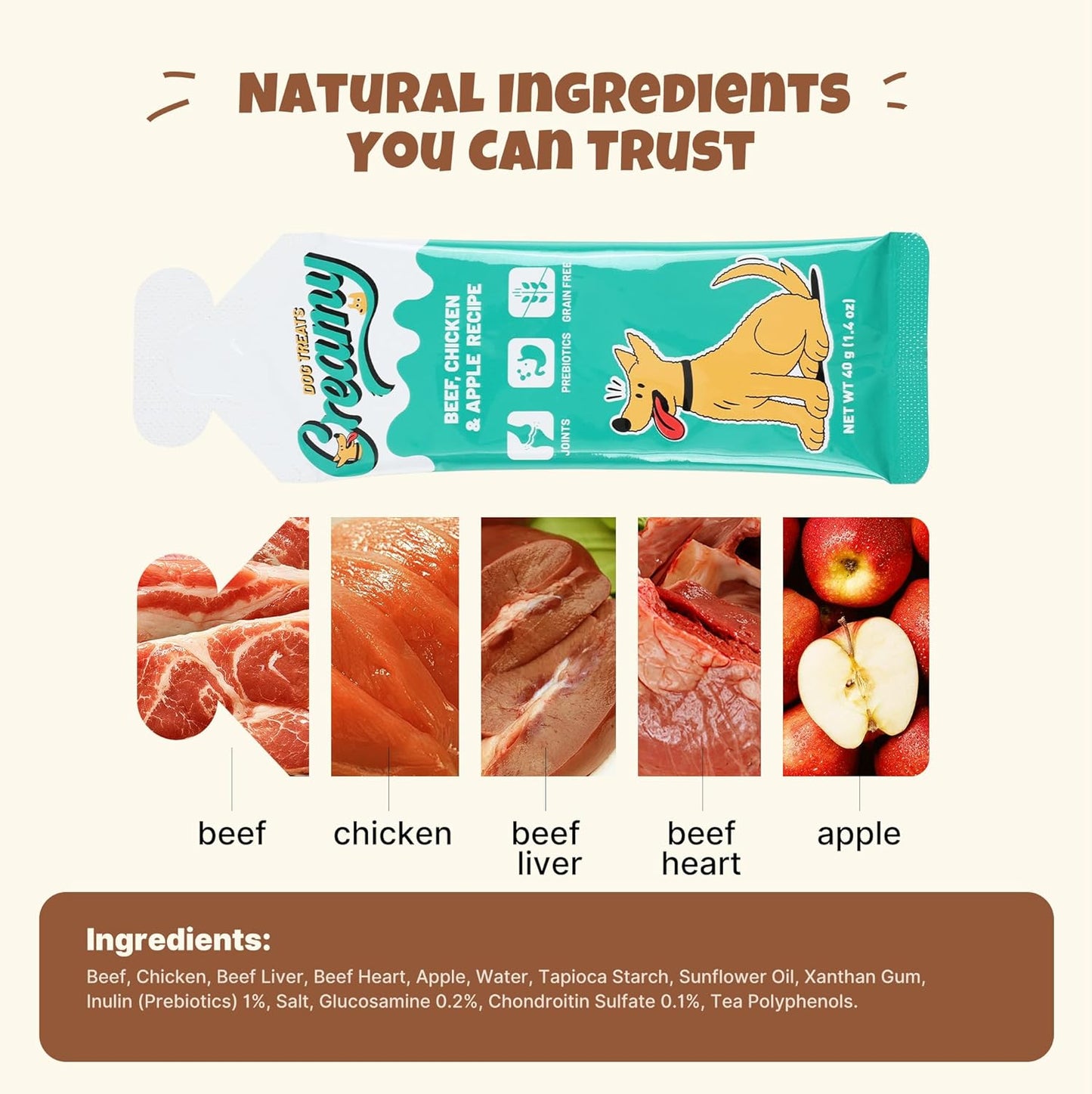 M-PETS Dog Training Treats 2-Pack Bundle: (1) Chicken Crunch Sticks (30 Count) + (1) Lickable Beef Puree Tubes (8 Pack)