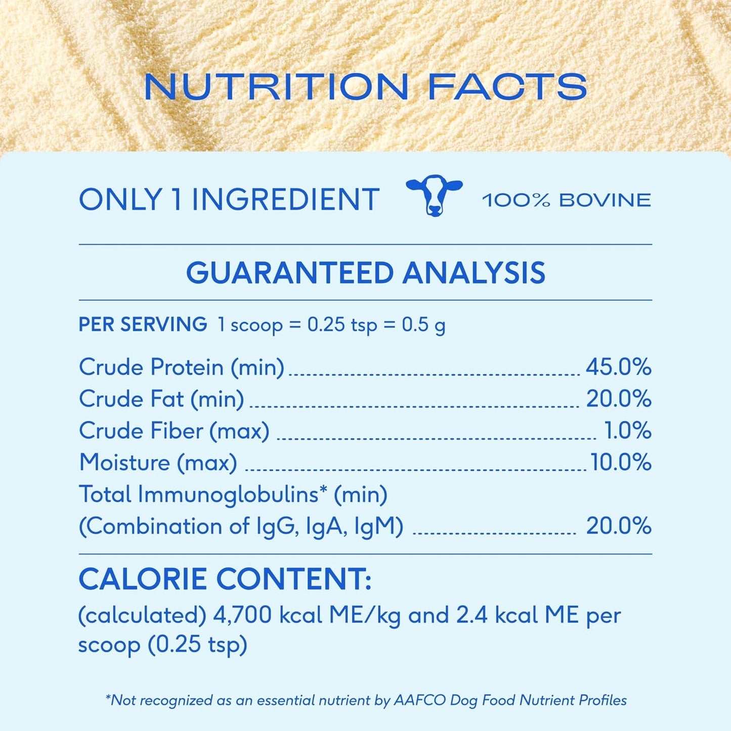 Native Pet Colostrum for Dogs – Bovine Colostrum Powder – Allergy Relief, Immune Support & Itchy Skin Treatment – Dog Multivitamins for Skin & Gut Health – Puppy Milk Replacement & Prebiotic -120 ct.