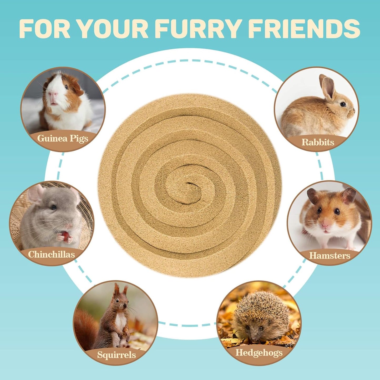 Sukh Hamster Desert Sand 15OZ - Fine Sand Bath for Reptile Hermit Crab Dwarf Hamster Chinchilla Gerbil Turtle as Zoo Med Repti Sand Substrate Hamster Bedding Cleaning Supplies Odor Control Hides Dig