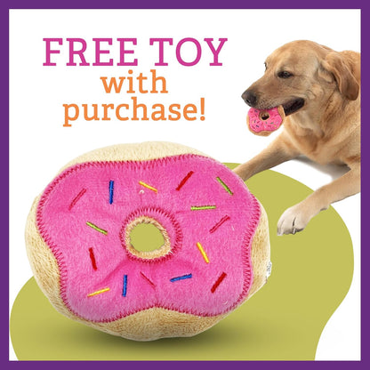 Pet Dreams Dog Crate Bumper & Mat Set with Bonus Donut Toy - Comfy Liner & Dog Tail Protector for Inside Crate, fits iCrate Cages 18, 24, 30, 36, 42, 48 Inches (Khaki, Medium, 30“)