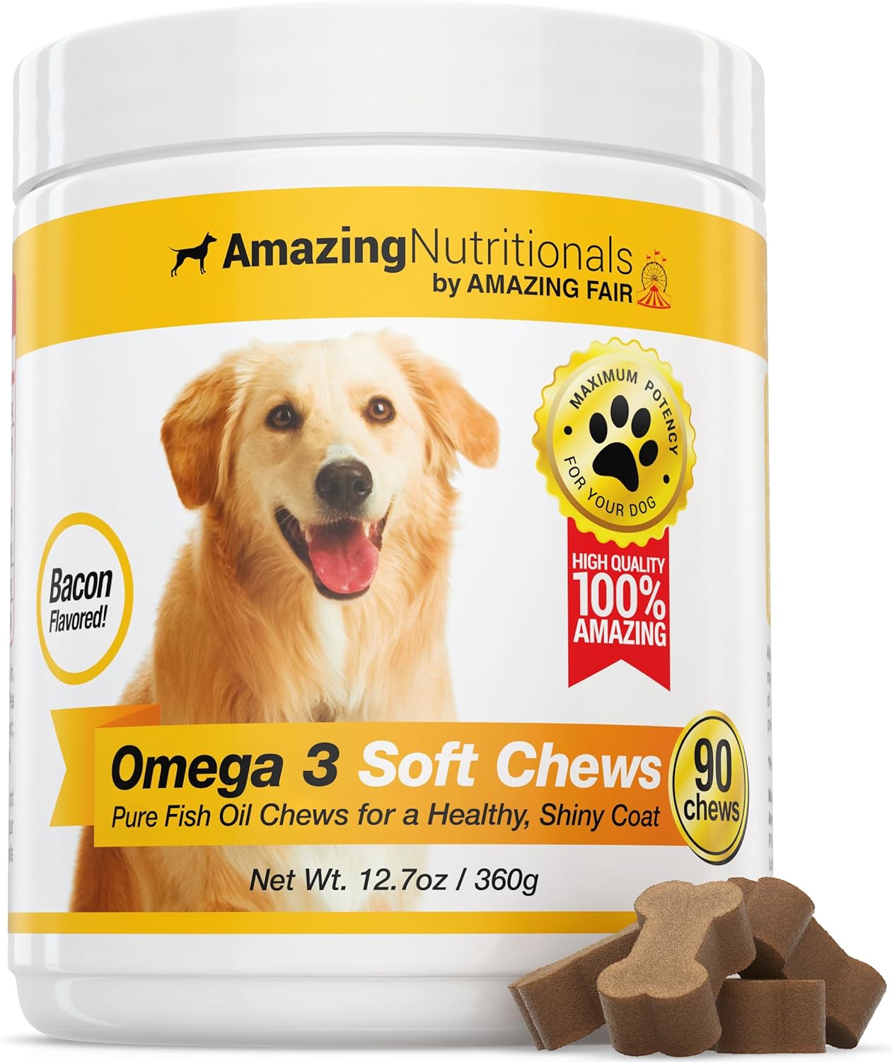 Dog Skin and Coat and Probiotics for Dogs Joint Digestive Bundle - Omega 3 for Dogs Itchy Skin Relief for Dry Skin, Hot Spots and Shedding, Eliminates Joint Pain, Gas and Diarrhea Elimination