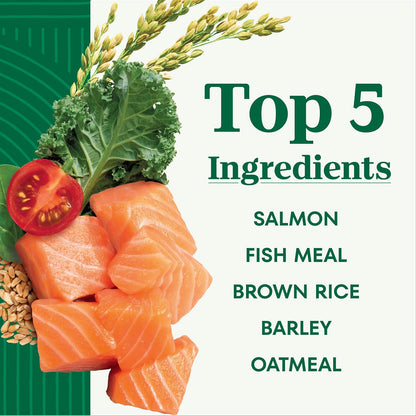 Nutro Natural Choice Adult Small Bites Dog Food, Salmon & Brown Rice Recipe, 28 lb. Bag